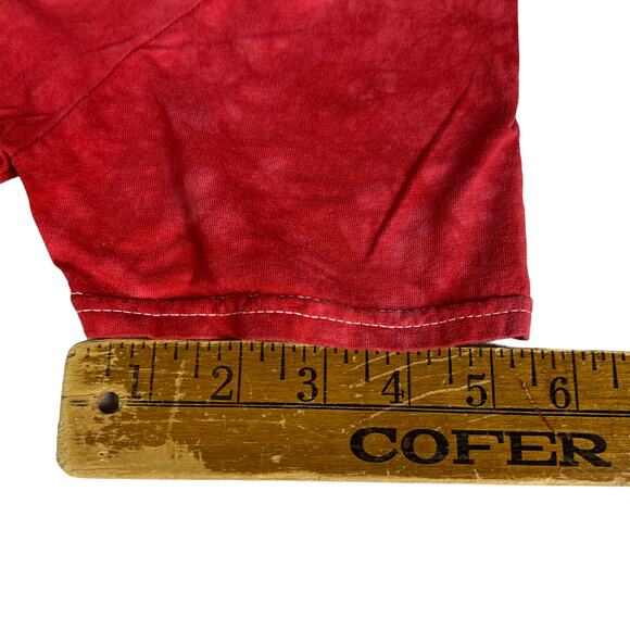 Patriotic USA Kitten Cat Subtle Tie Dye Short Sleeve Tee Shirt Crew Neck Small - Picture 10 of 10